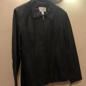 Leather Long Sleeved Jacket